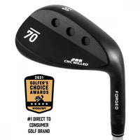 black golf wedges, golf wedge heads, sub 70 286 forged wedge black